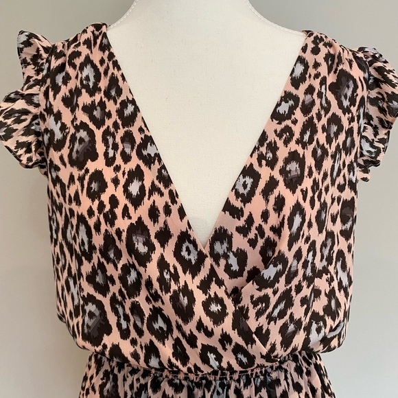 Adelyn Rae leopard blush dress - Picture 6 of 7